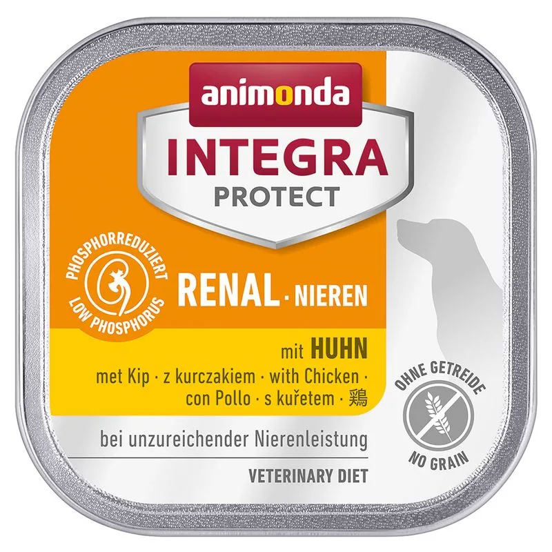 animonda Integra Protect Renal Vaschetta Alimento umido per cani (Set %: 24 x 150 g Pollo)