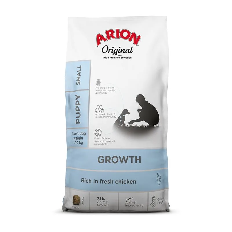 Arion Original Growth Small Breed Pollo Crocchette cane (Set %: 2 x 7 kg)