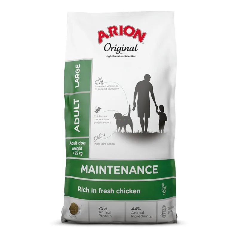 Arion Original Maintenance Large Breed Pollo Crocchette cane (Set %: 2 x 12 kg)