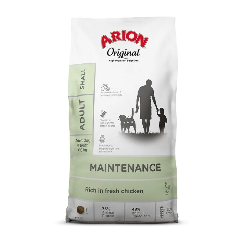 Arion Original Maintenance Small Breed Pollo Crocchette cane (Set %: 2 x 7 kg)
