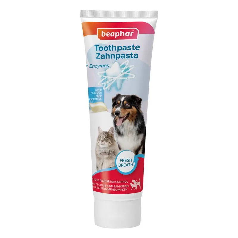beaphar Dentifricio al Fegato per cani e gatti (Set %: 3 x 100 g Fegato)