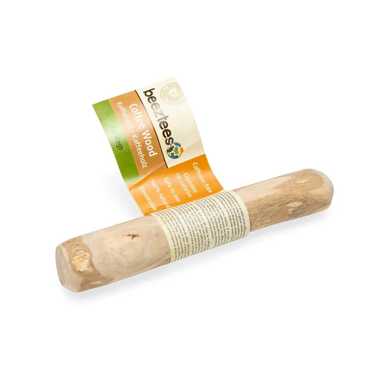 beeztees Bastoncino da masticare in legno di caffè (2 x 1 beeztees Bastoncino da masticare in legno di caffè L (ca. 20 - 25 cm))