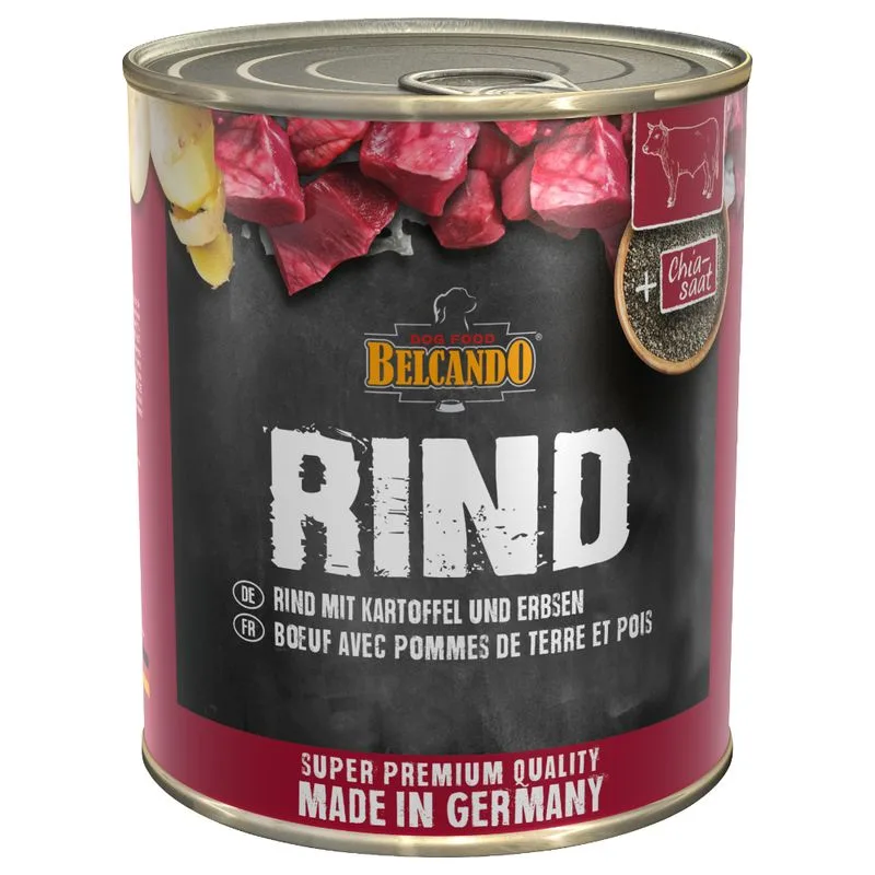 Belcando Super Premium 12 x 800 g (Manzo con patate & piselli)