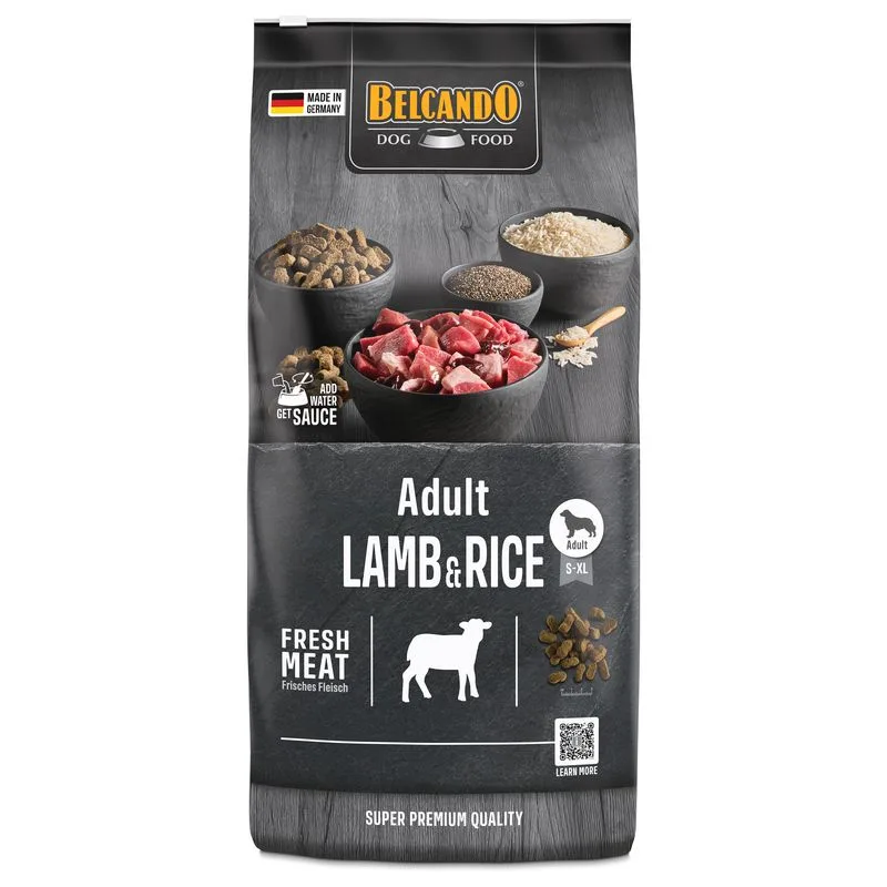 Multipack risparmio! 2 x 12,5 kg Belcando (Adult Agnello & Riso)