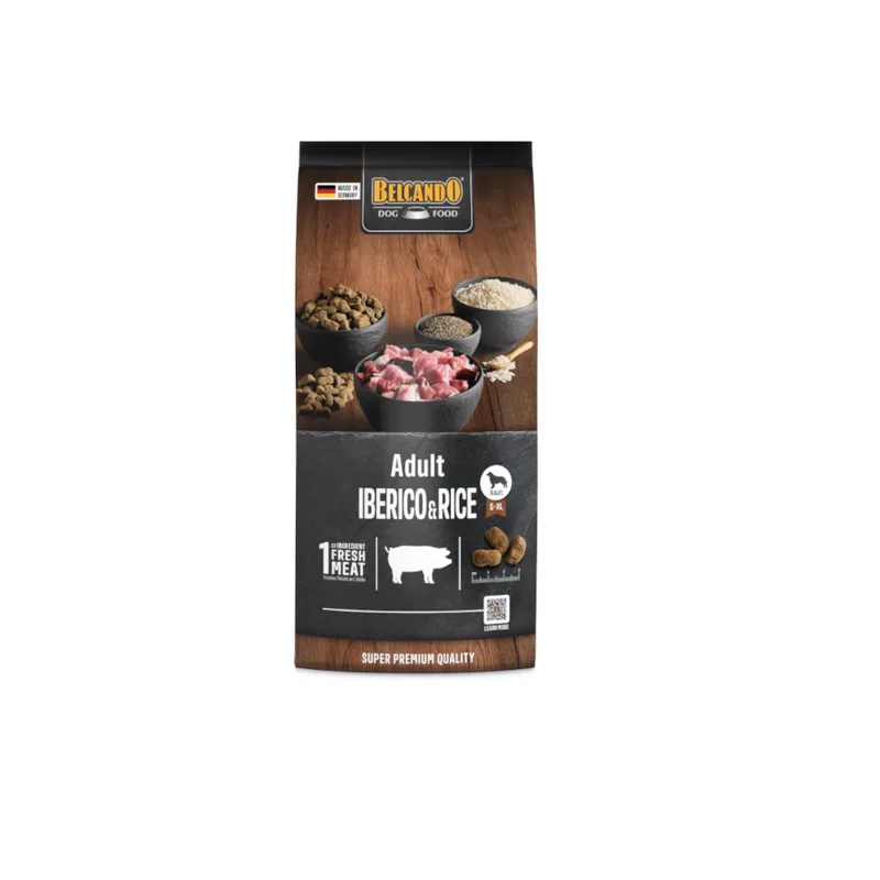 Multipack risparmio! 2 x 12,5 kg Belcando (Adult Iberico & Riso)