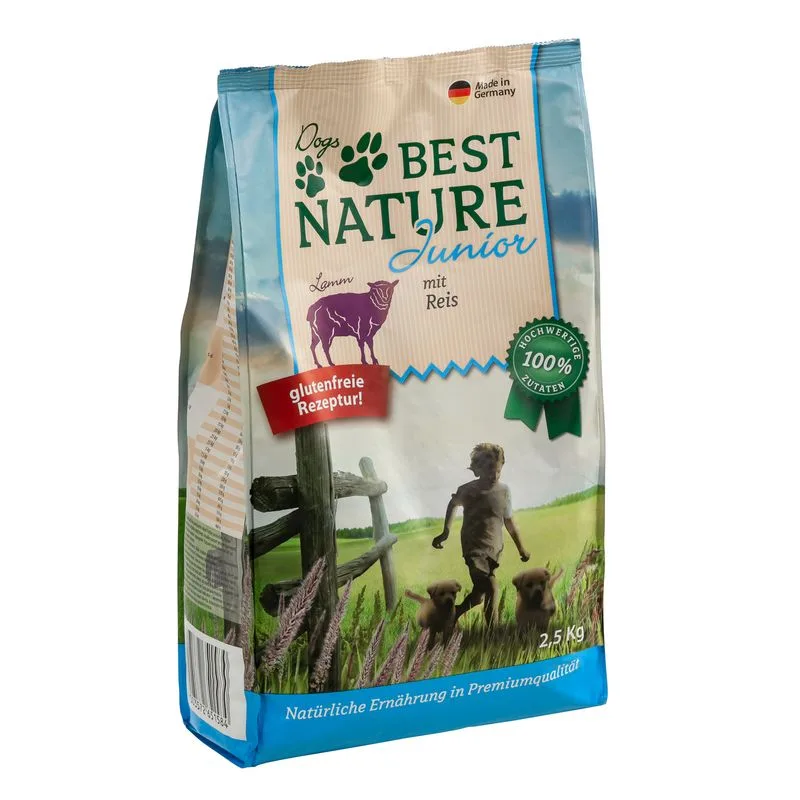 Best Nature Dogs Crocchette Agnello & Riso (Set %: 3 x 2,5 kg)