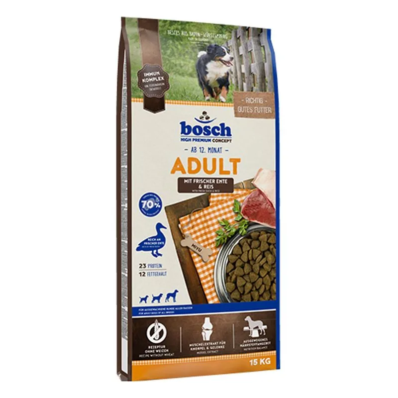 Bosch HPC Adult Anatra & Riso Crocchette per cane (Set %: 2 x 15 kg)