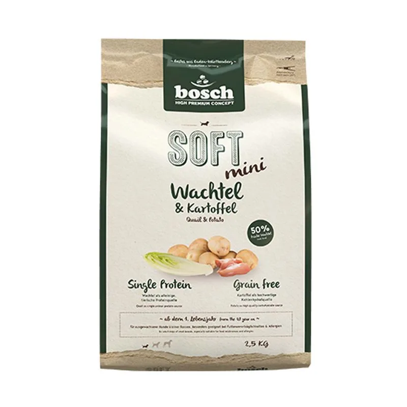 Bosch HPC Soft Mini Quaglia & Patate (Set %: 3 x 2,5 kg)