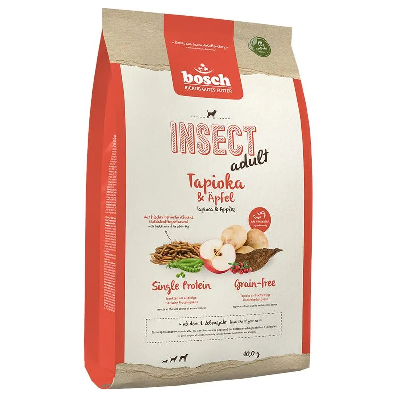bosch HPC Adult Insect, mela e tapioca Crocchette per cane (Set %: 2 x 10 kg)