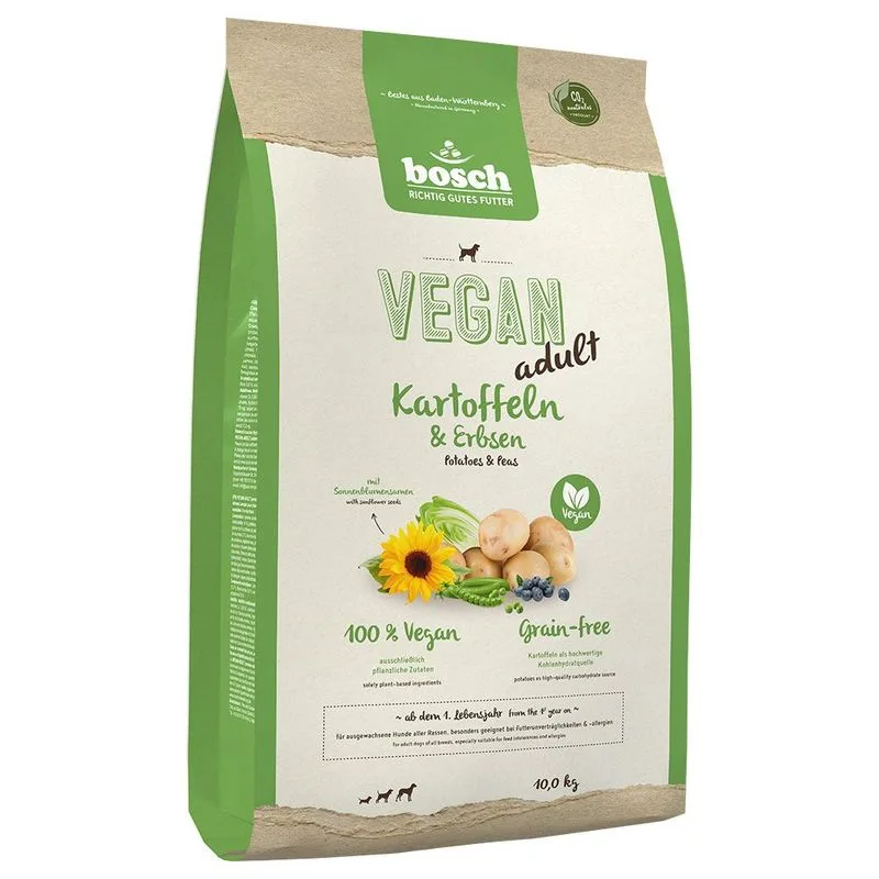 bosch HPC Adult Vegan Patate e piselli Crocchette per cane (Set %: 2 x 10 kg)