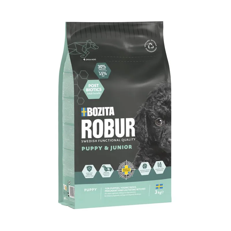Bozita Robur Puppy & Junior Pollo (Set %: 2 x 3 kg)