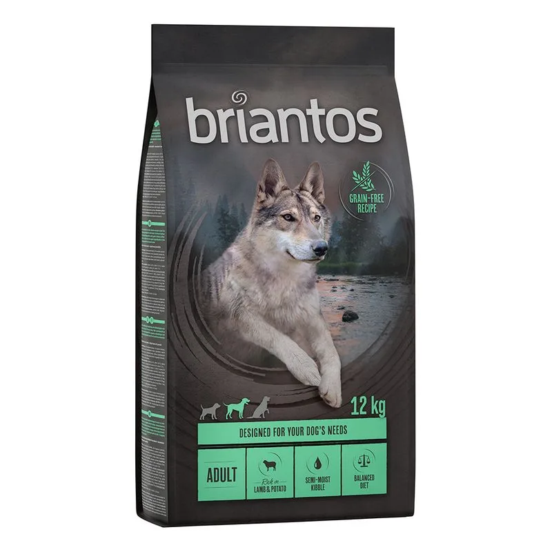 Briantos Adult Agnello & Patate - senza cereali Crocchette cane (Set %: 2 x 12 kg)