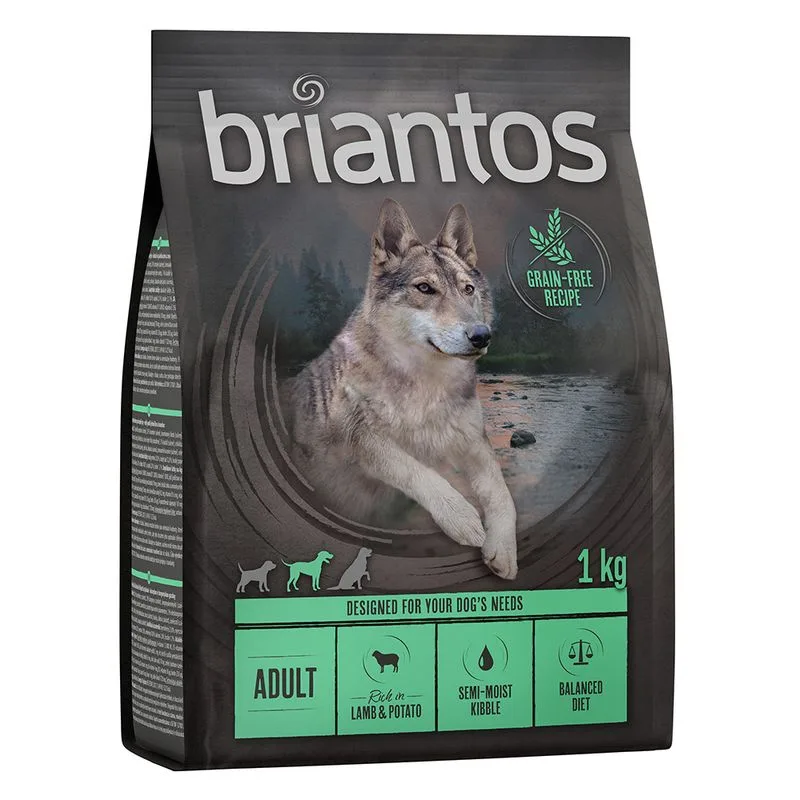 Briantos Adult Agnello & Patate - senza cereali Crocchette cane (Set %: 4 x 1 kg)