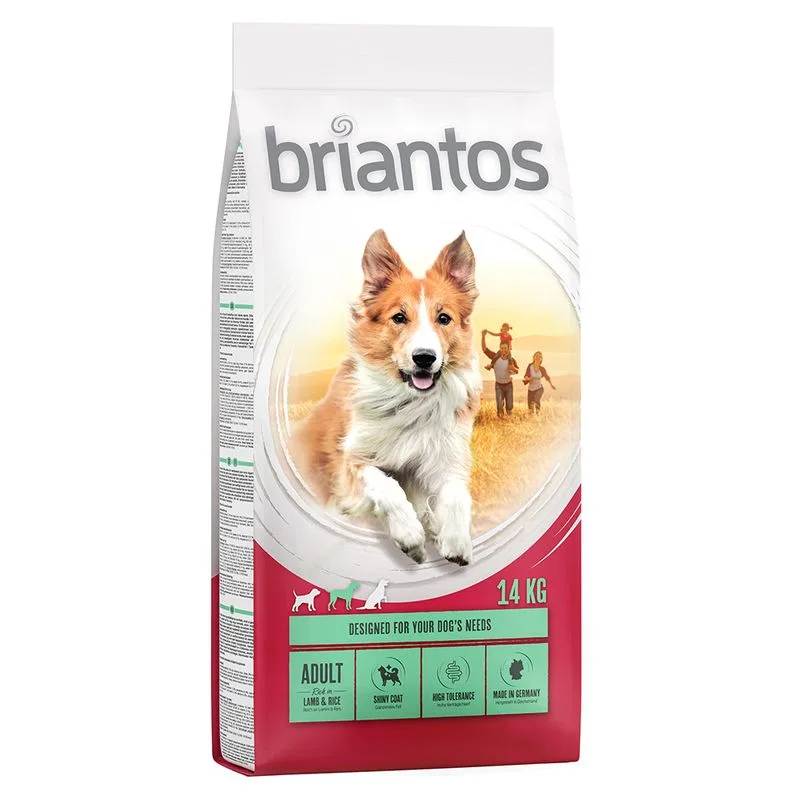 Briantos Adult Agnello & Riso Crocchette per cane (Set %: 2 x 14 kg)