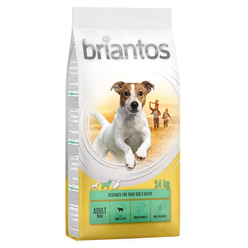 Briantos Adult Mini Agnello & Riso Crocchette per cane (Set %: 2 x 14 kg)