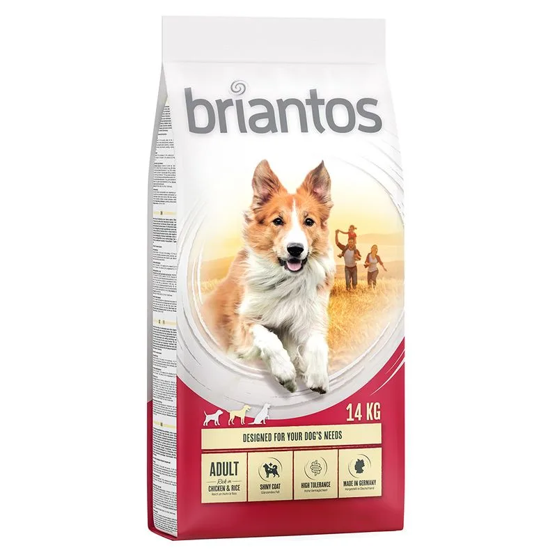 Briantos Adult Pollo & Riso Crocchette per cane (Set %: 2 x 14 kg)