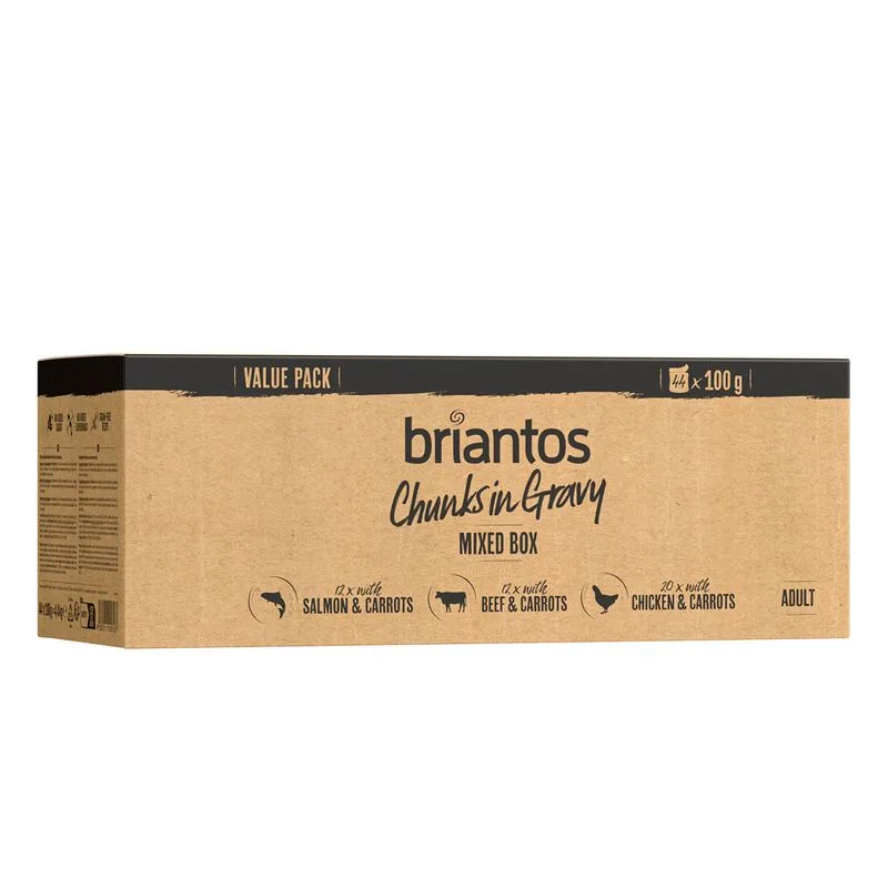 Briantos Chunks in Gravy 44 x 100 g