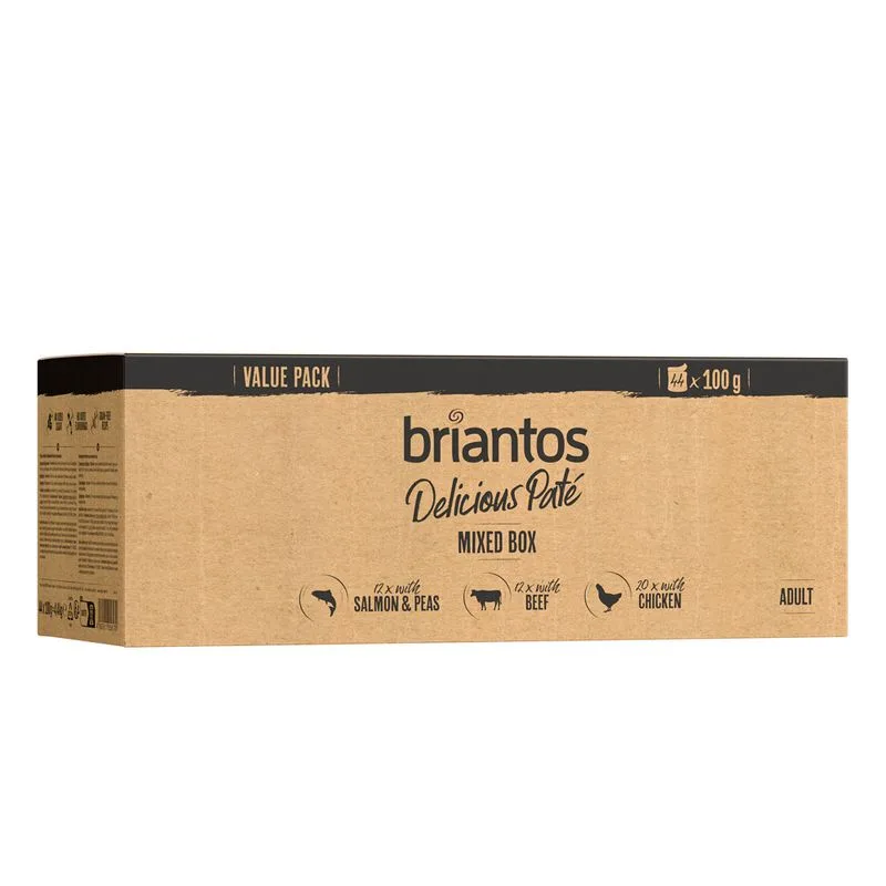 Briantos Delicious Paté Pacco misto 44 x 100 g