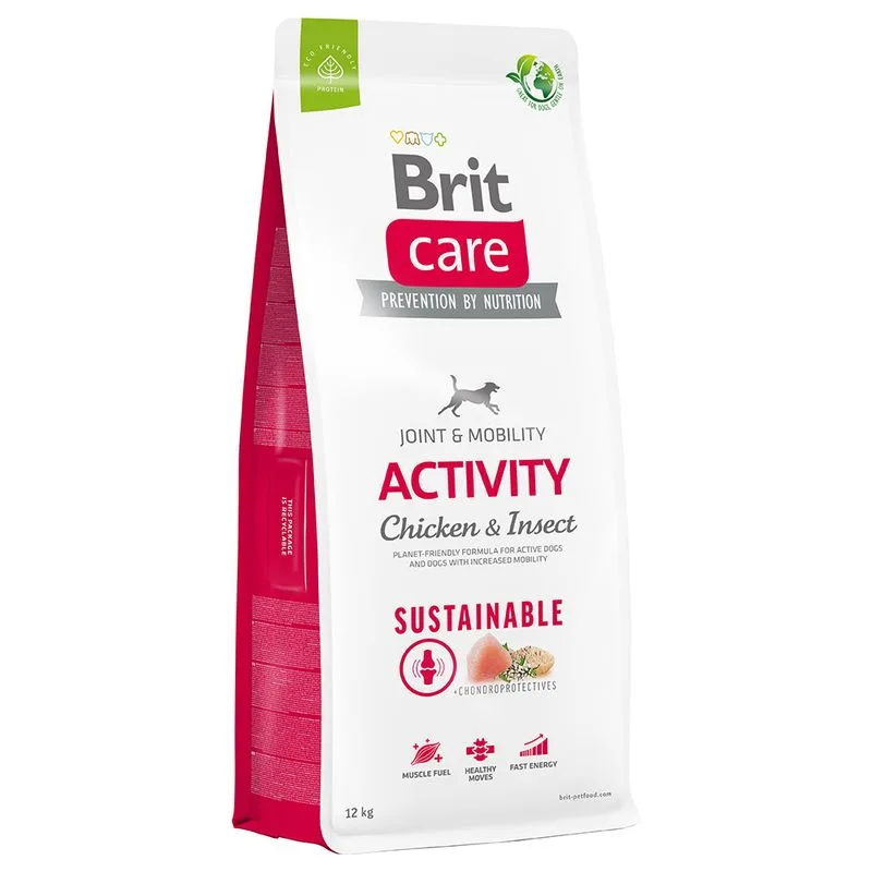 Brit Care Dog Sustainable Activity Pollo & Insetti Crocchette cane (Set %: 2 x 12 kg)