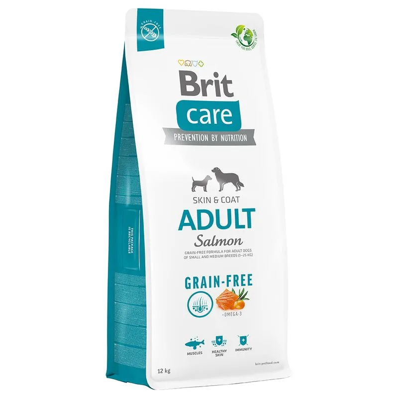 Brit Care Grain-free Adult Salmone & Patate Crocchette cane (Set %: 2 x 12 kg)
