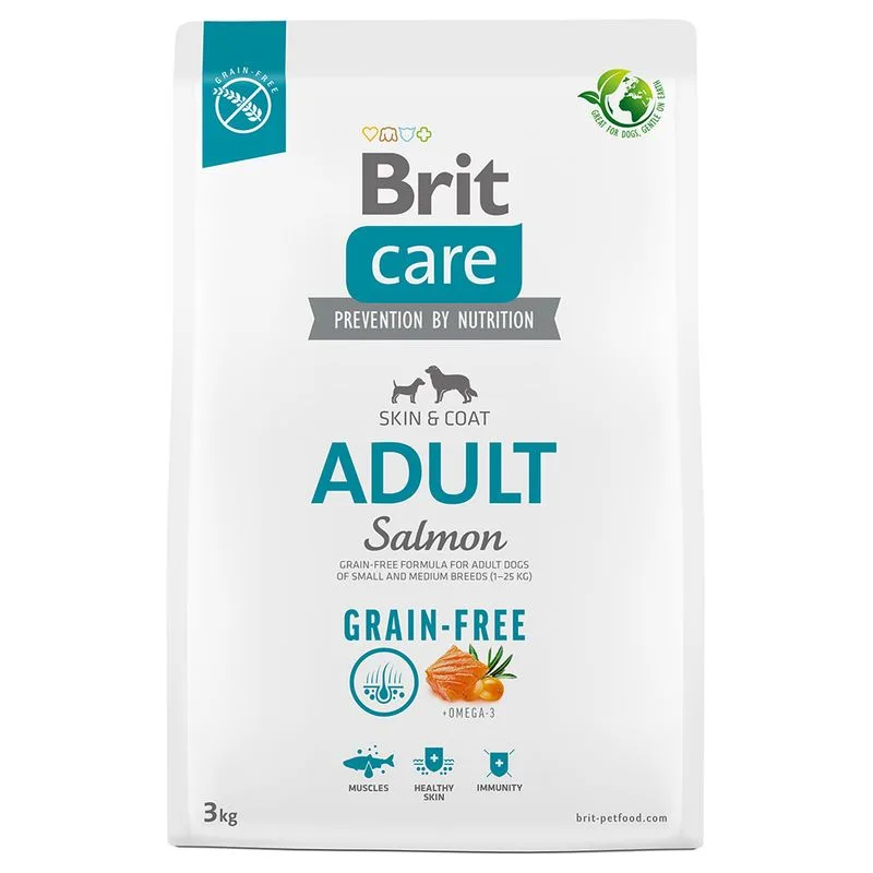 Brit Care Grain-free Adult Salmone & Patate Crocchette cane (Set %: 2 x 3 kg)