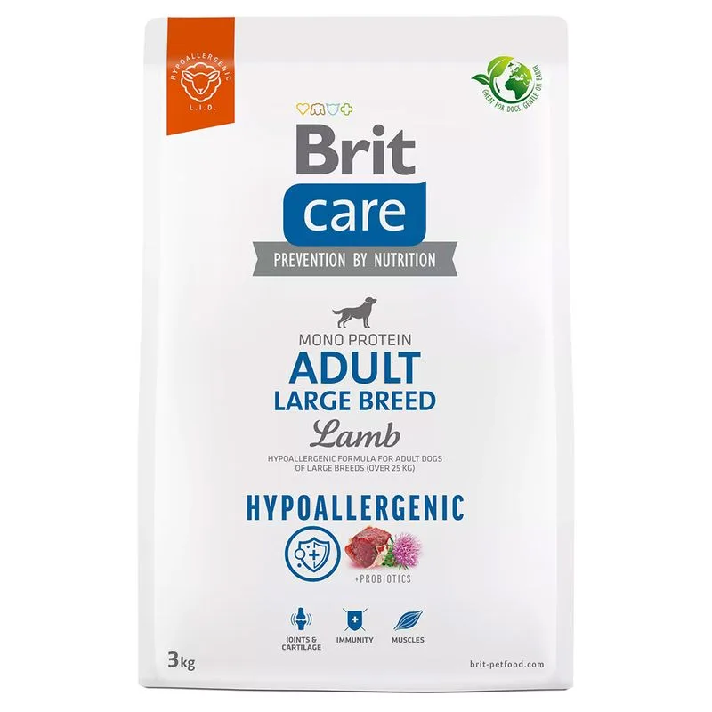 Brit Care Hypoallergenic Adult Large Breed Agnello & Riso Crocchette cane (Set %: 2 x 3 kg)
