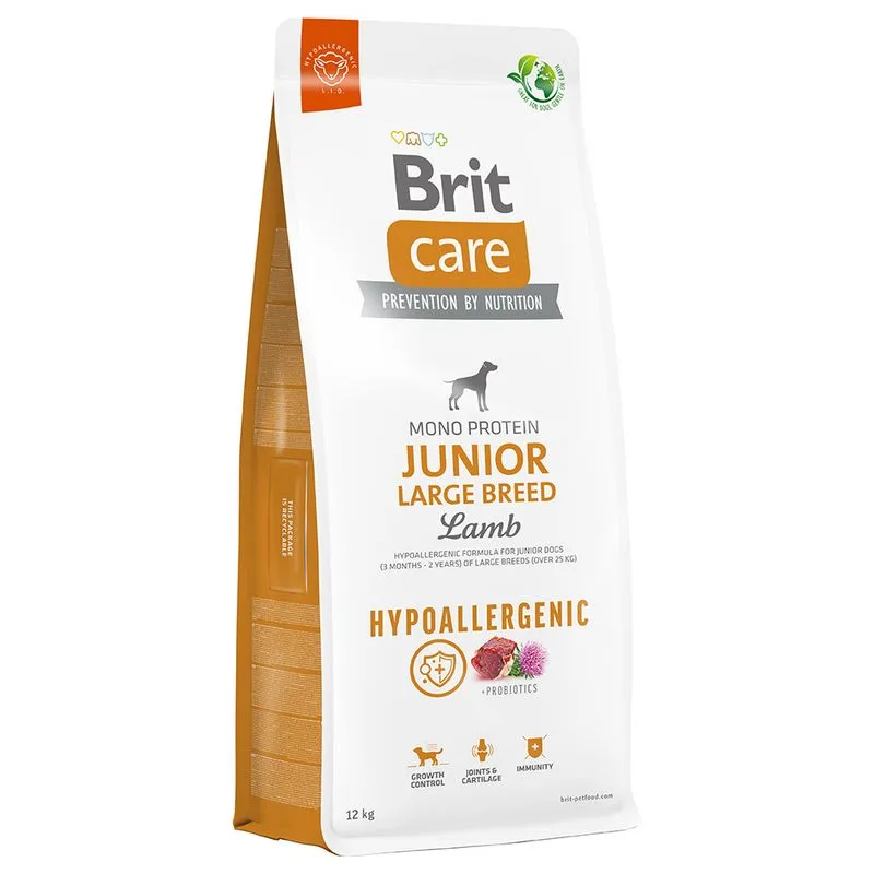Brit Care Hypoallergenic Junior Large Breed Agnello & Riso Crocchette cane (Set %: 2 x 12 kg)