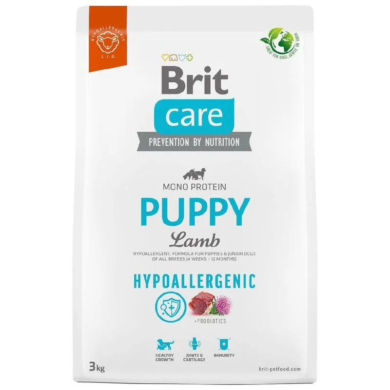 Brit Care Hypoallergenic Puppy Agnello & Riso Crocchette cane (Set %: 2 x 3 kg)