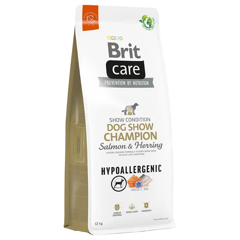Brit Care Hypoallergenic Show Champion Salmone & Aringa Crocchette cane (Set %: 2 x 12 kg)