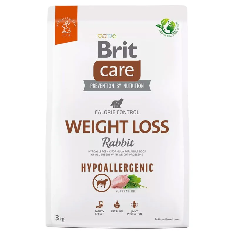 Brit Care Hypoallergenic Weight Loss Coniglio Crocchette cane (Set %: 2 x 3 kg)