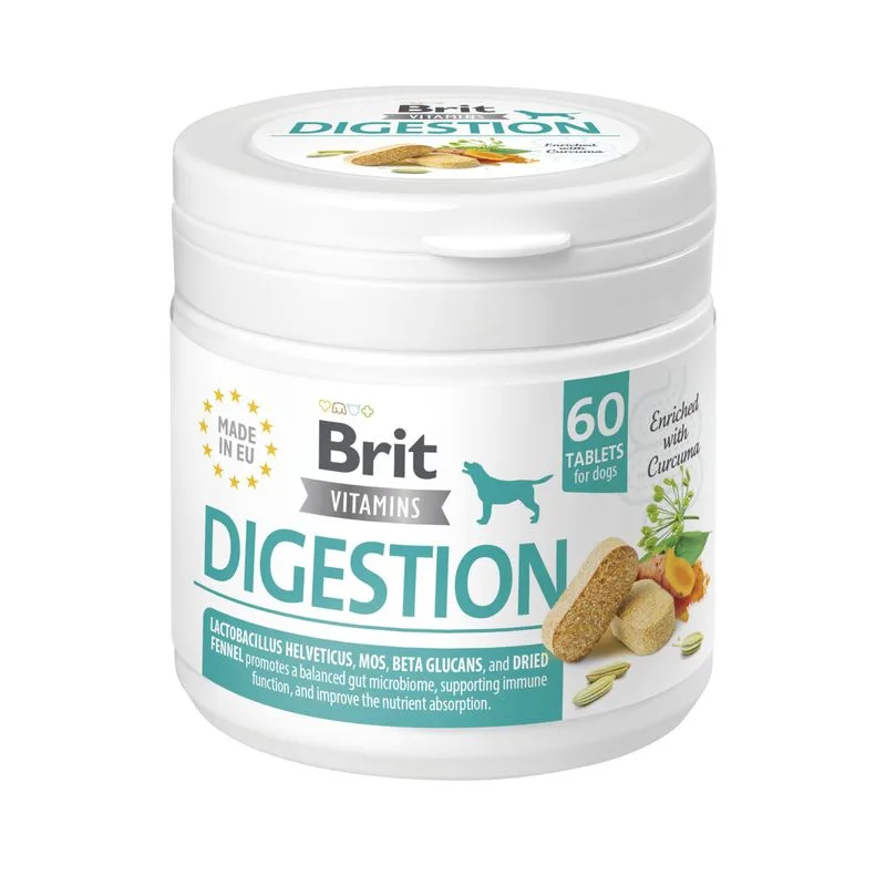 Brit Vitamins Digestion Support (Set %: 3 x 60 compresse)