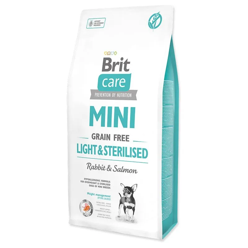 Brit Care Mini Grain Free Light & Sterilised Crocchette cane (Set %: 2 x 7 kg)