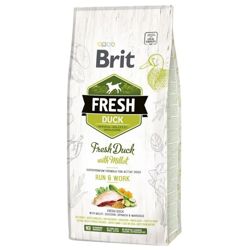 Brit Fresh Active Anatra con Miglio