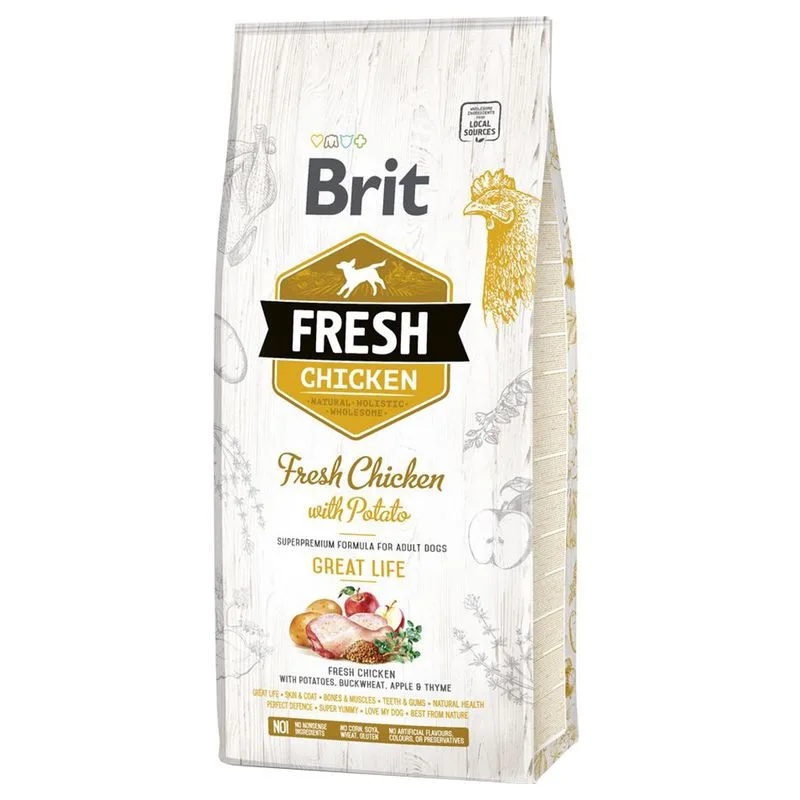 Brit Fresh Adult Pollo con Patate (Set %: 2 x 12 kg)