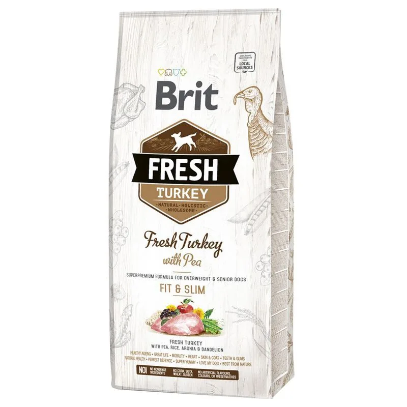 Brit Fresh Light Fit & Slim Tacchino con Piselli (Set %: 2 x 12 kg)