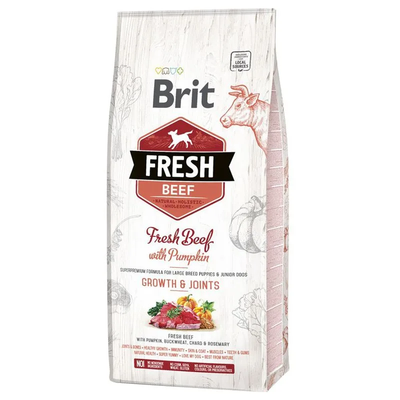 Brit Fresh Puppy Large Manzo con Zucca (Set %: 2 x 12 kg)