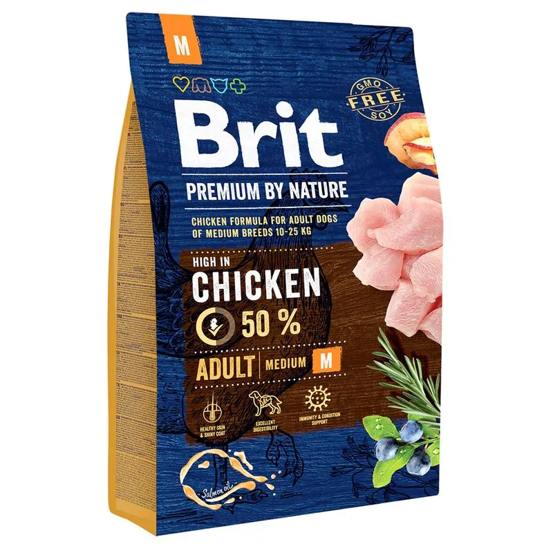 Brit Premium by Nature Adult M Crocchette cane (3 kg)