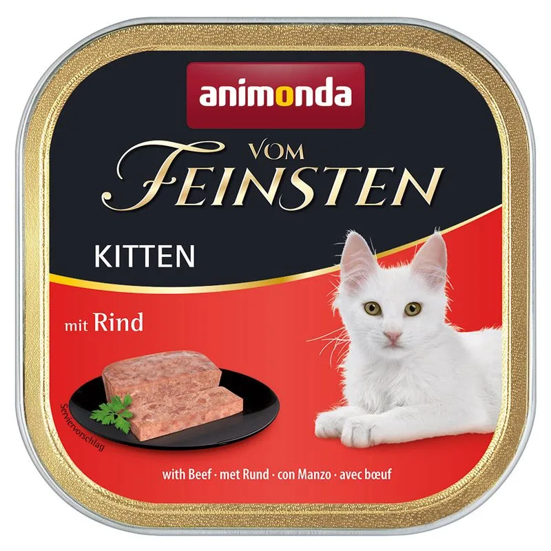 animonda vom Feinsten Gattini 36 x 100 g Alimento umido per gattini (Manzo)