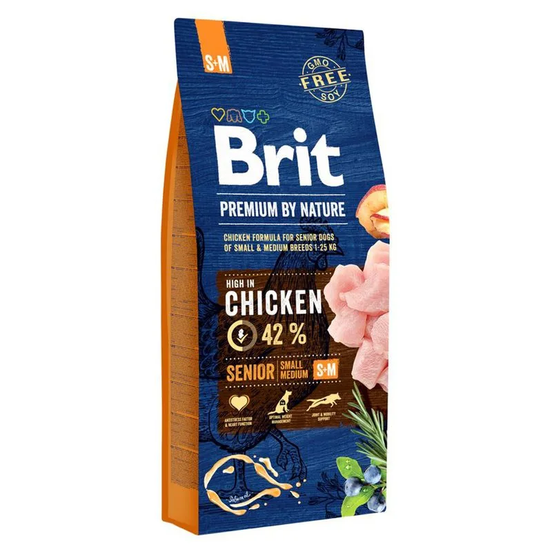 Brit Premium by Nature Senior S/M Crocchette cane (2 x 15 kg)