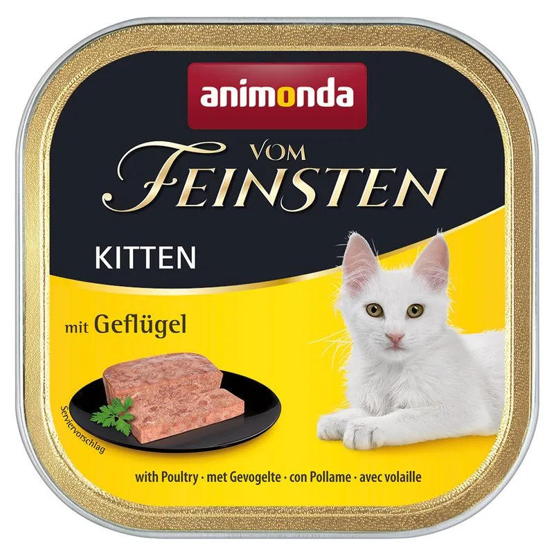 animonda vom Feinsten Gattini 36 x 100 g Alimento umido per gattini (Pollame)