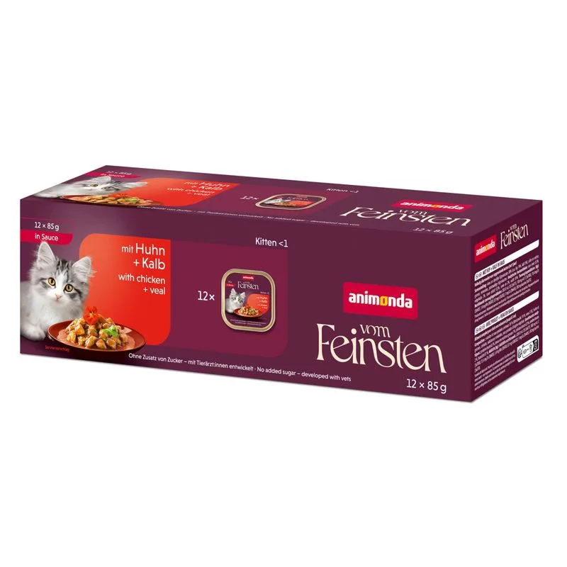animonda vom Feinsten Kitten in Salsa 12 x 85 g