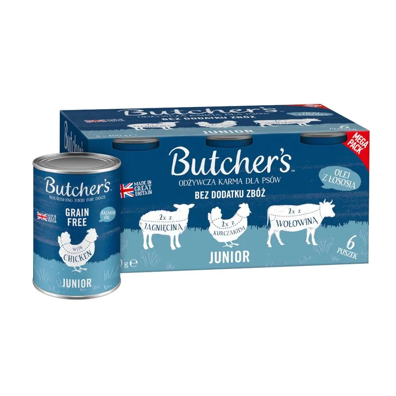 Butcher's Original Junior - senza cereali 6 x 400 g