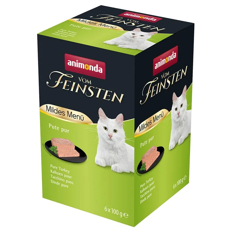 animonda vom Feinsten Menù Delicato Adult 36 x 100 g (Tacchino puro)