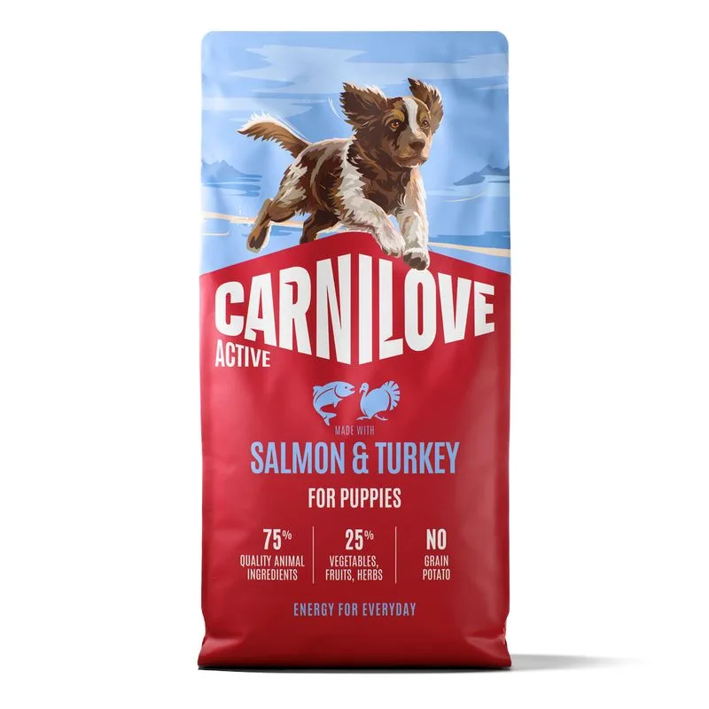 Carnilove Active Puppies con Salmone & Tacchino (Set %: 2 x 12 kg)