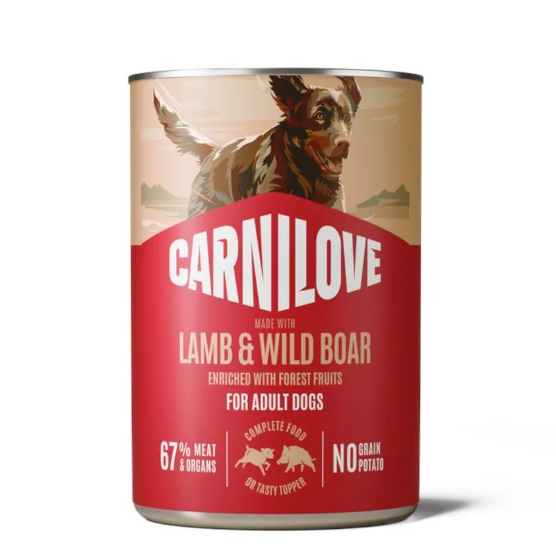 Carnilove Dog - Paté 6 x 400 g (Agnello & Cinghiale)