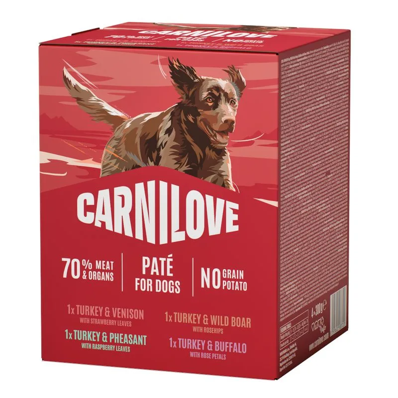 Carnilove Dog - Paté in Buste 4 x 300 g