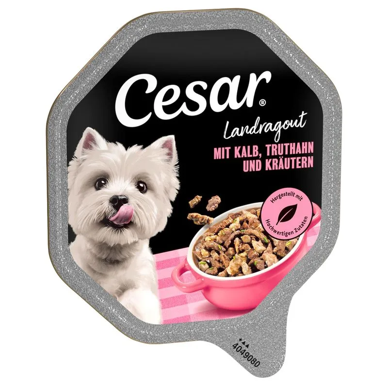 Cesar Vaschette 14 x 150 g (Ricette di Campagna: Vitello e Tacchino)