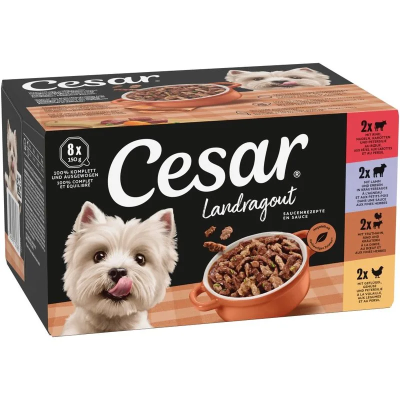 Pacco misto Cesar Ricette di Campagna (Set %: 96 x 150 g)