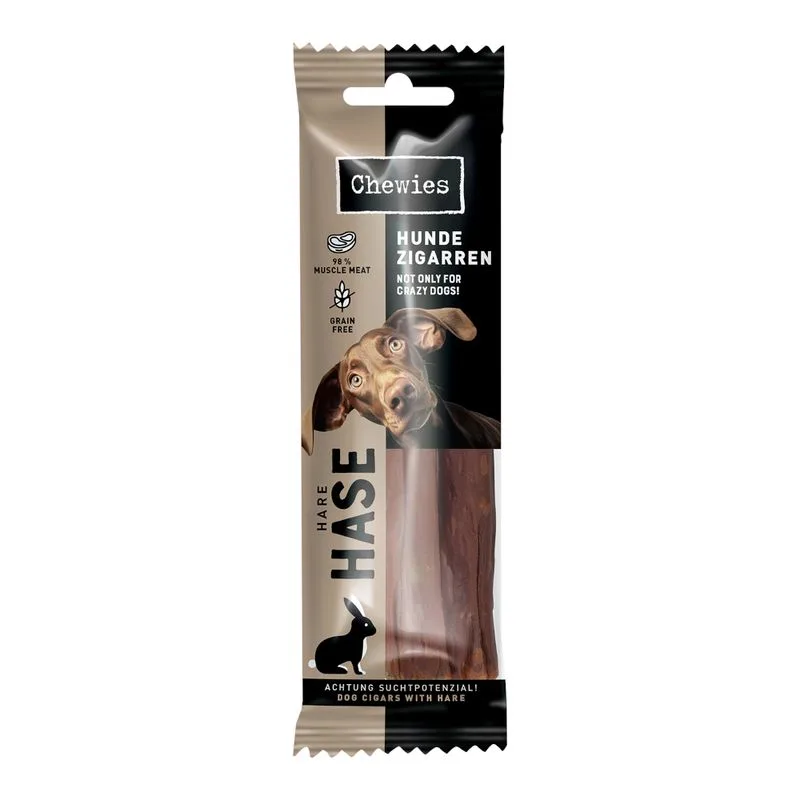 Chewies Sigari Snack per cane (75 g Lepre)
