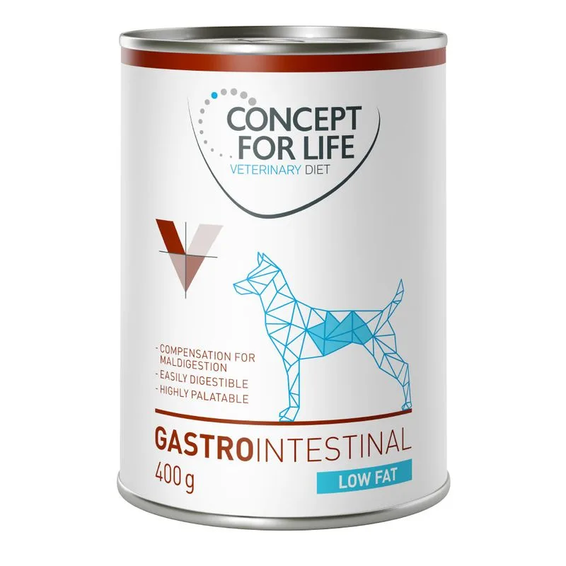 Concept for Life Veterinary Diet Gastro Intestinal Low Fat (Set %: 24 x 400 g)